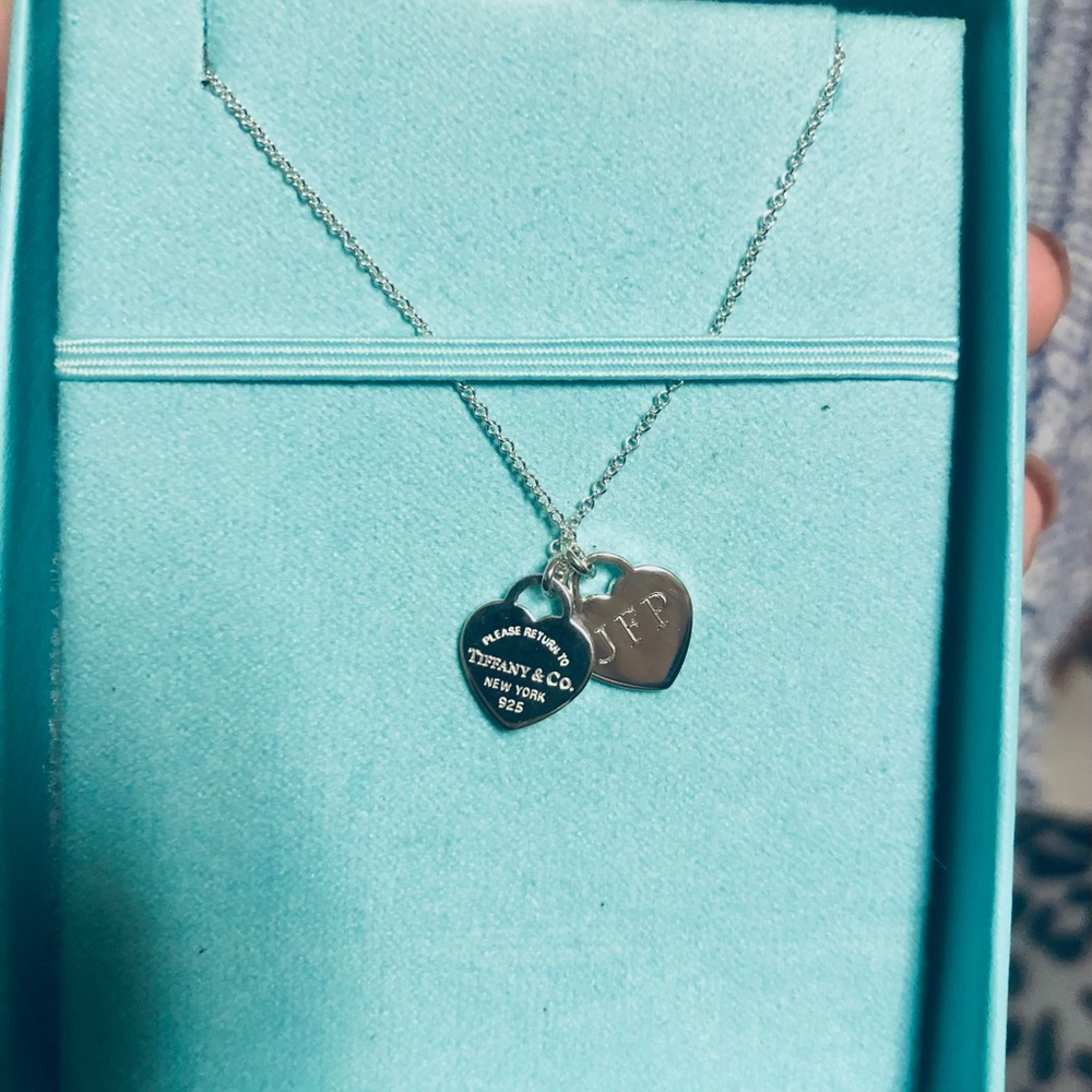 Personalized Return to Tiffany necklace “JFP”
